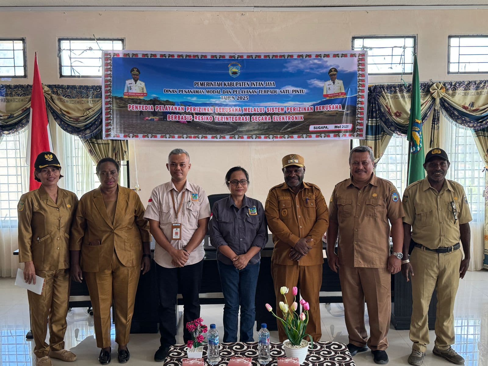 Pertemuan pejabat daerah Intan Jaya